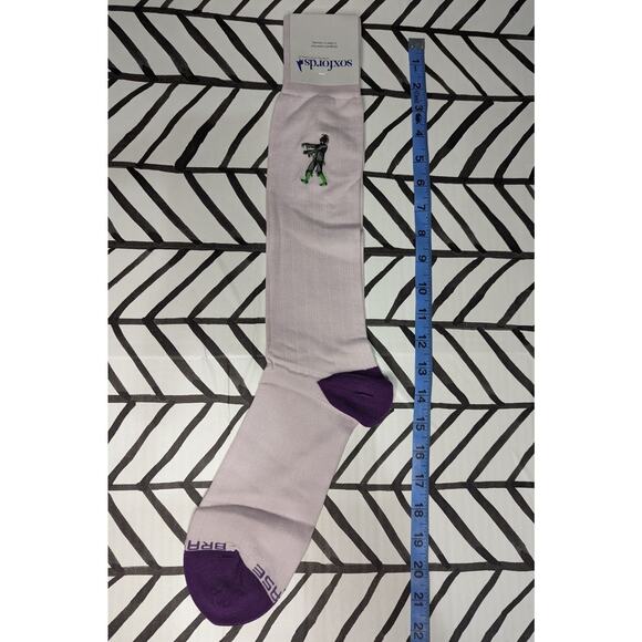 Soxfords “The Zealous Zombie” Long Socks - Picture 2 of 4